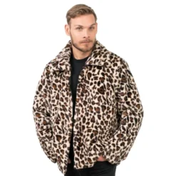 Pelsjakke Leopard