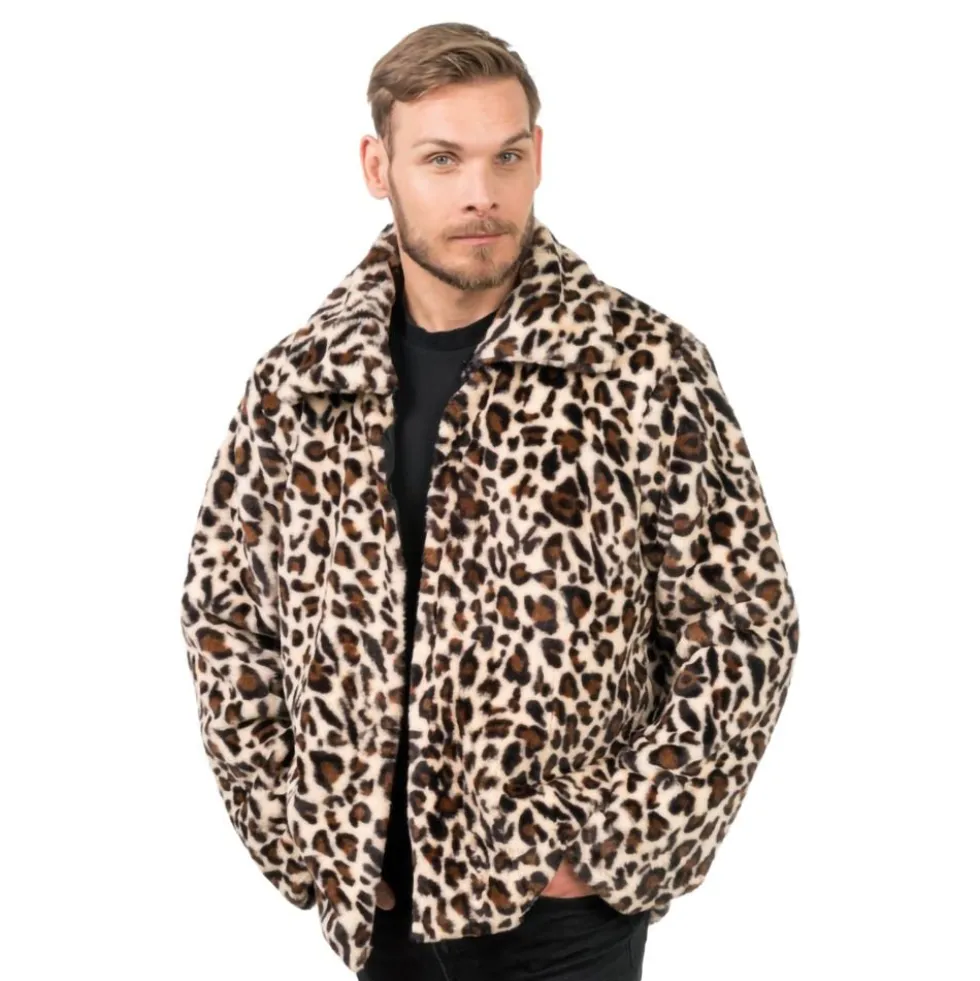 Pelsjakke Leopard
