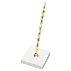 Pen med holder Guld