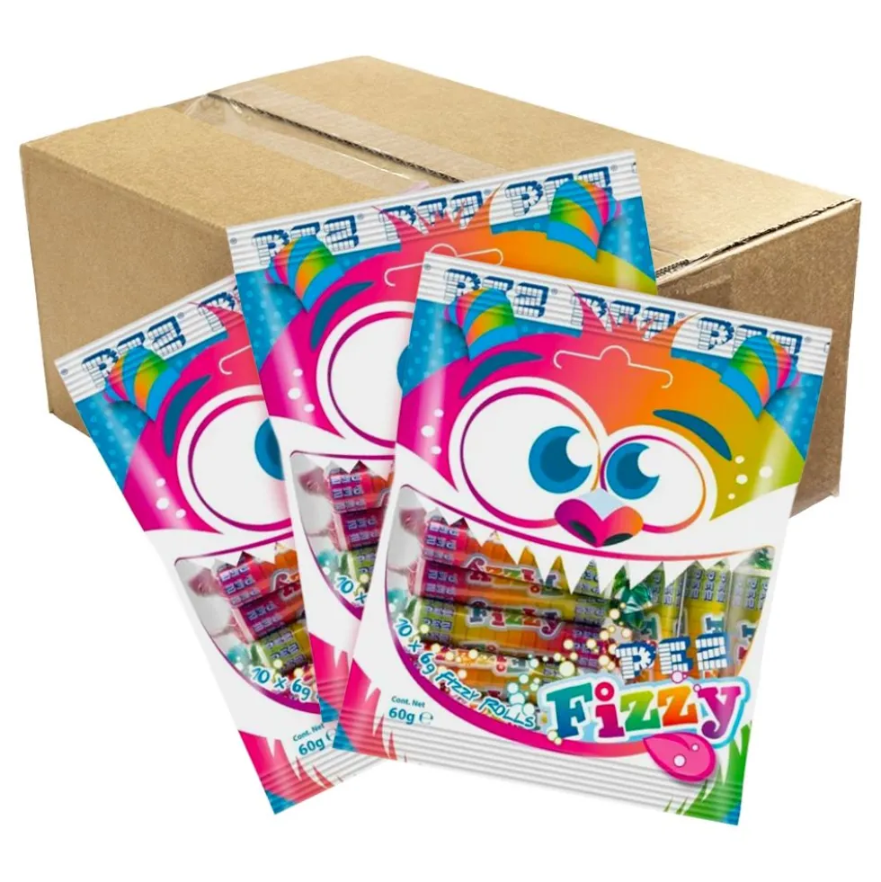 PEZ Fizzy Rolls Bag Økonomipakke