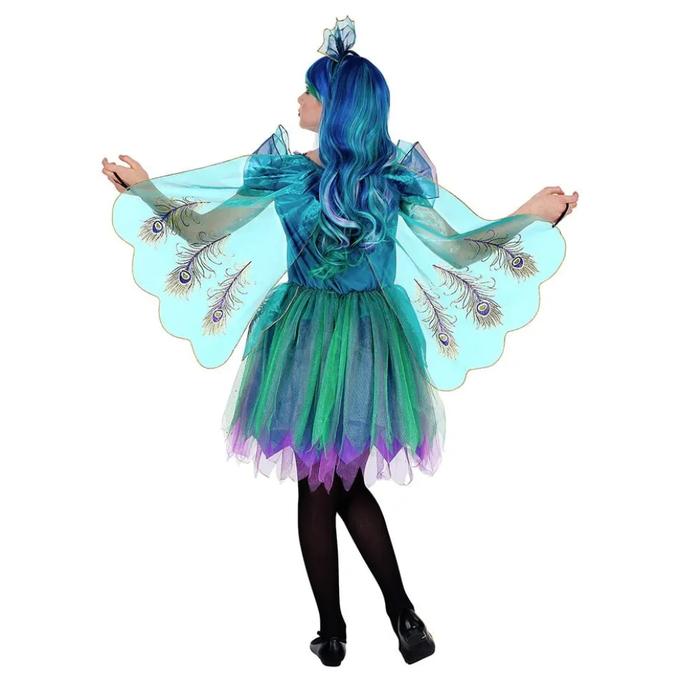 Påfugl Børnekostume