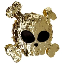 Piñata Dødningehoved Guld