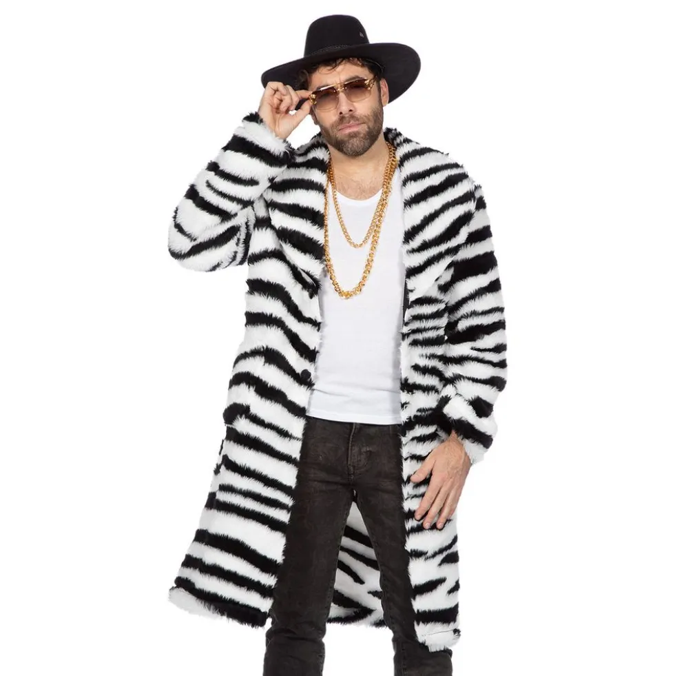 Pimp Pelsfrakke Zebra