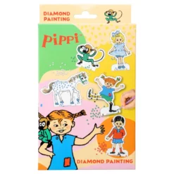 Pippi Langstrømpe Diamond Painting Kreativitetssæt