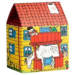 Pippi Langstrømpe™ Villa Villekulla Strømper til Børn Gaveæske