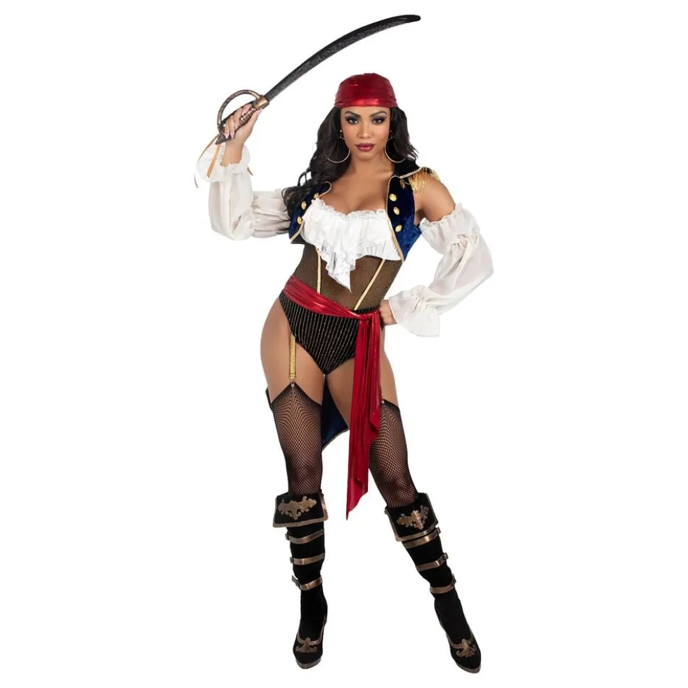 Pirat Body Deluxe Kostume