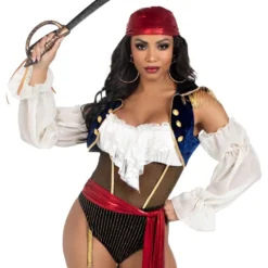 Pirat Body Deluxe Kostume