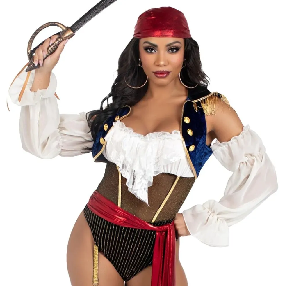 Pirat Body Deluxe Kostume