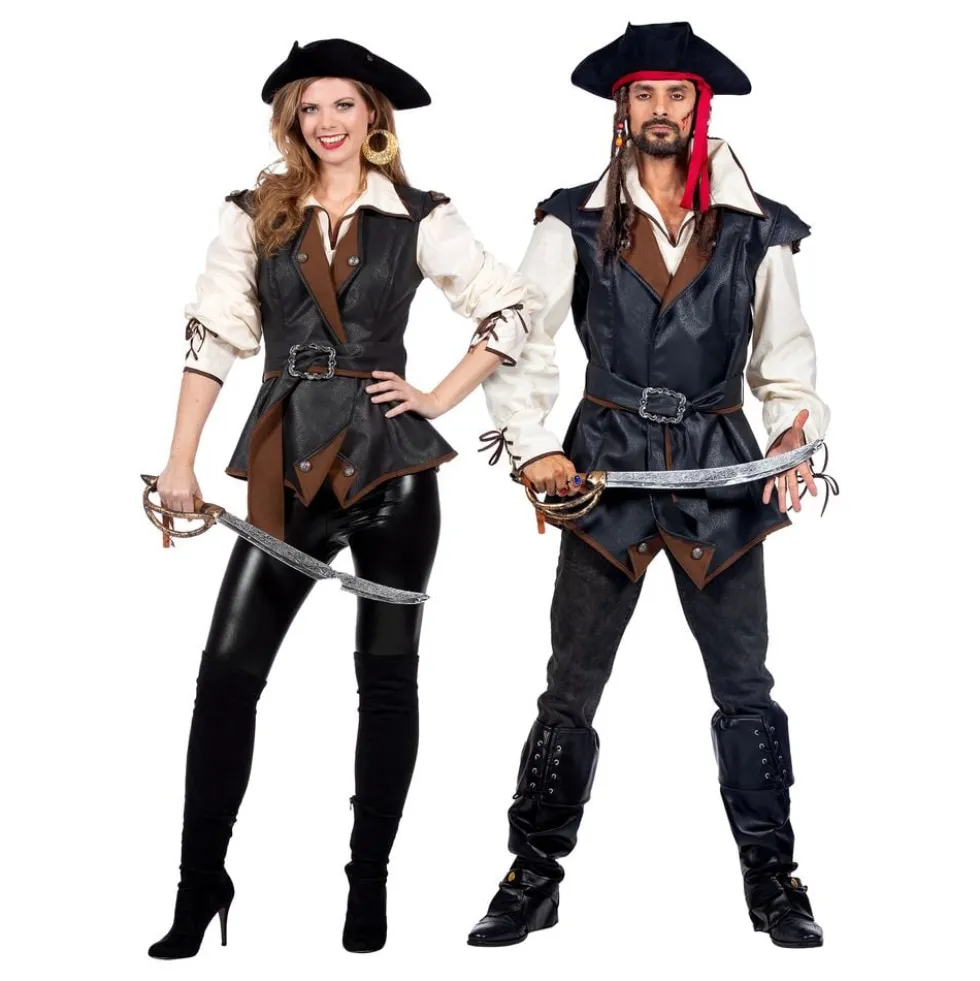 Piratjakke Deluxe Dame Kostume