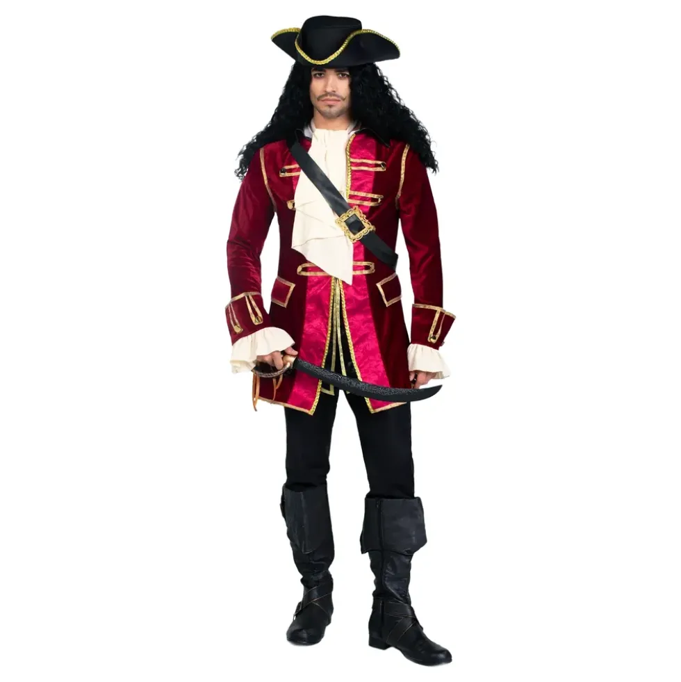Pirat Kaptajn Deluxe Kostume