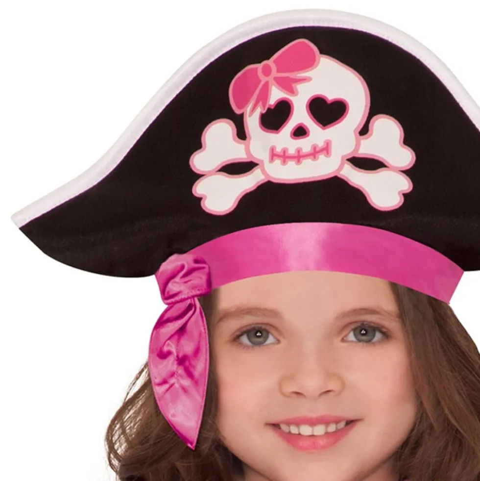 Piratkjole Lyserød Børnekostume