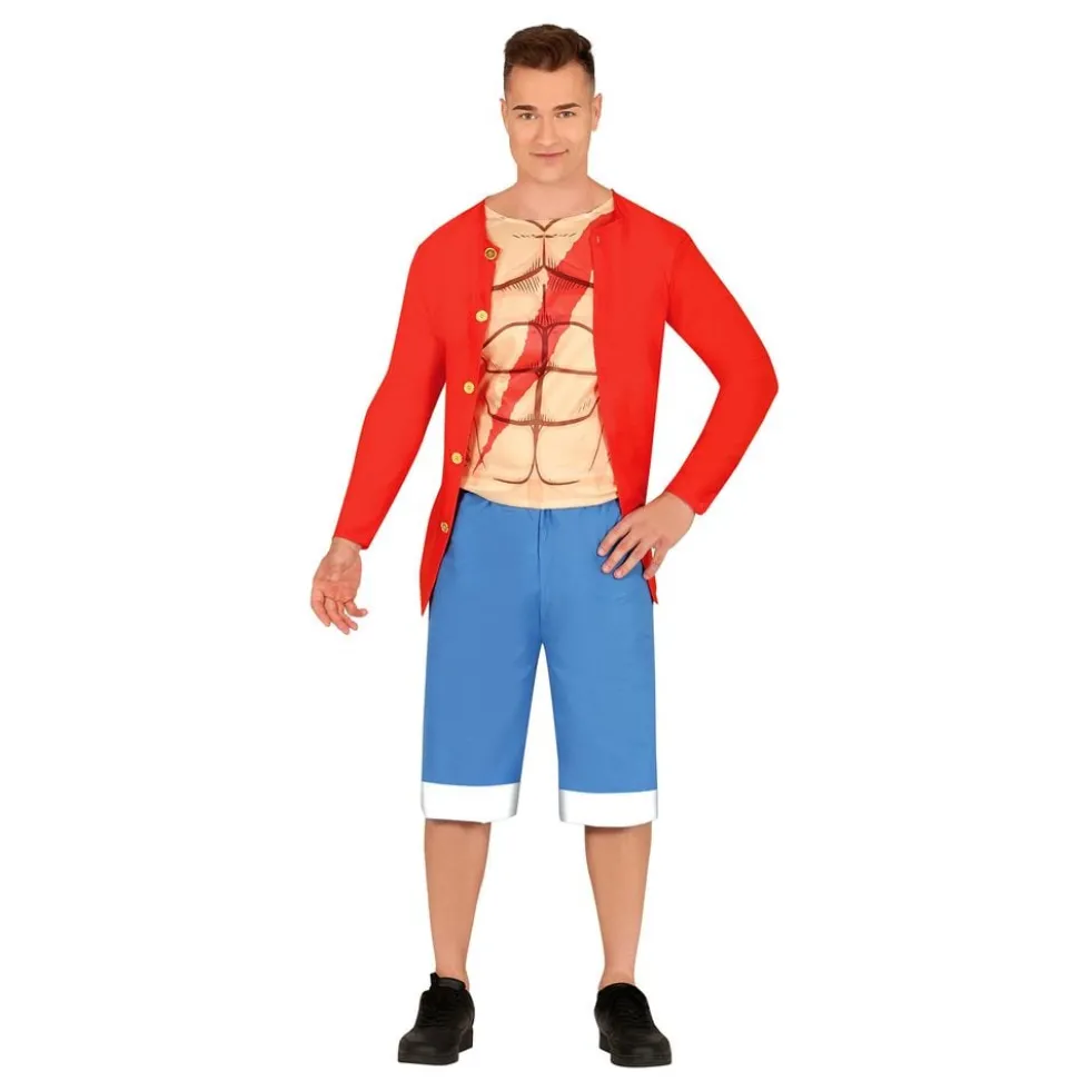 Pirat med Mavemuskler Kostume