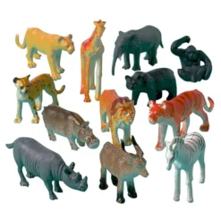 Plastfigurer Jungledyr