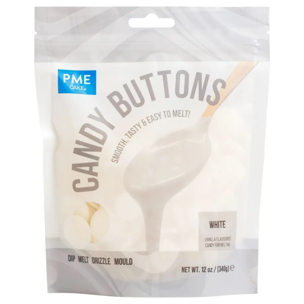 PME Candy Buttons Hvid