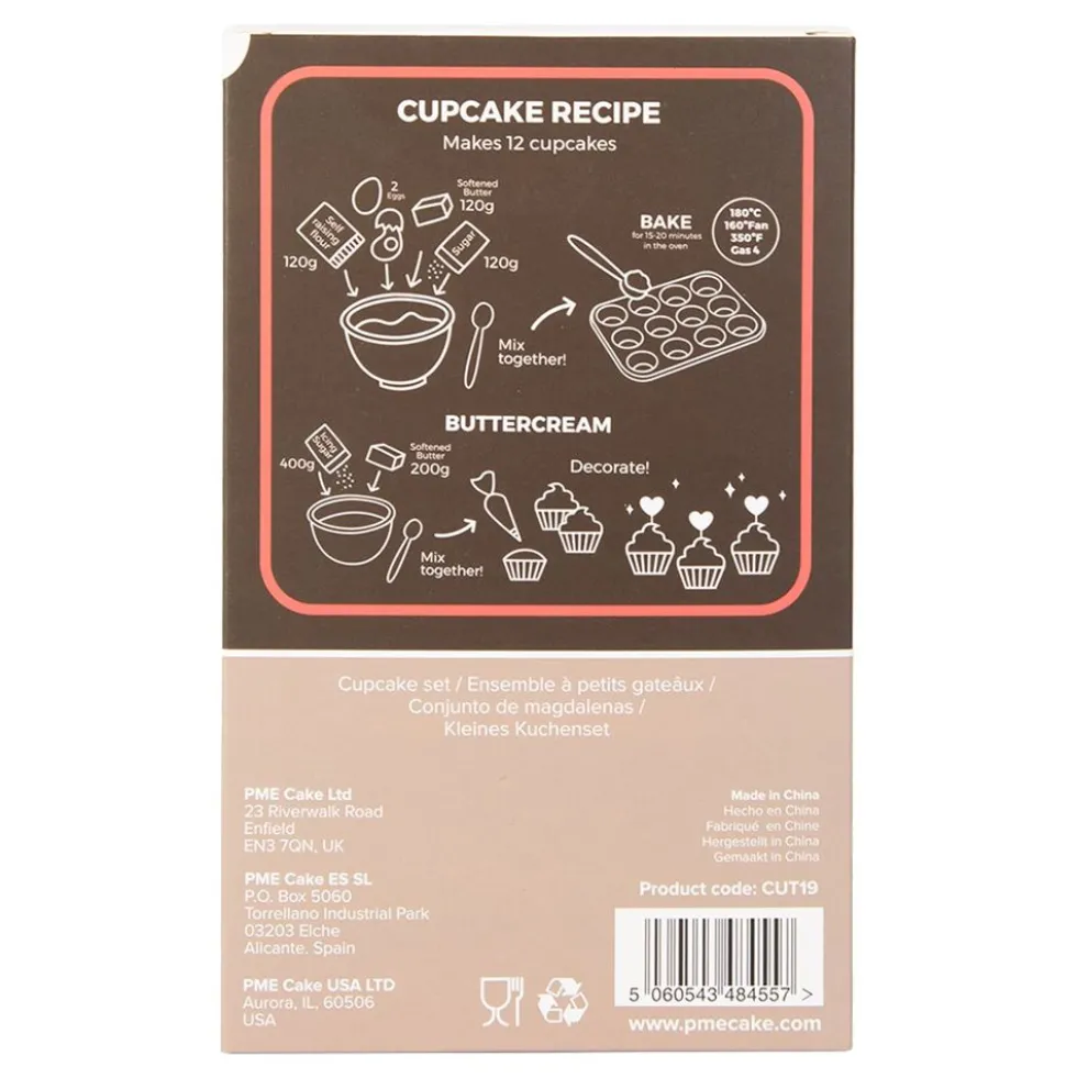 PME Cupcake Kit Peberkagehus