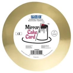 PME Kagefad Rundt Guld Metallic