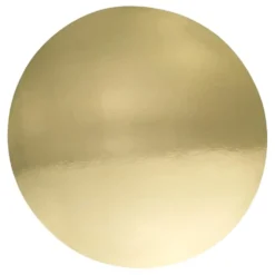 PME Kagefad Rundt Guld Metallic