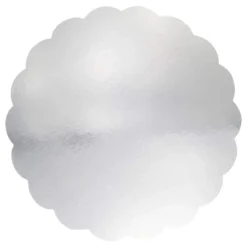 PME Kagefad Scallop Sølv Metallic