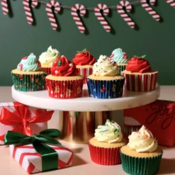 PME Muffinsforme med Folie Julemotiv Mix