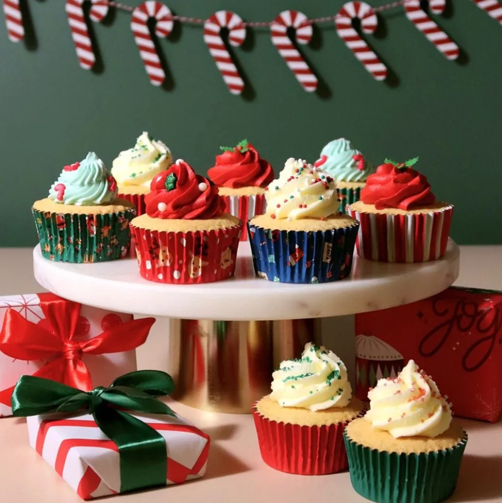 PME Muffinsforme med Folie Julemotiv Mix
