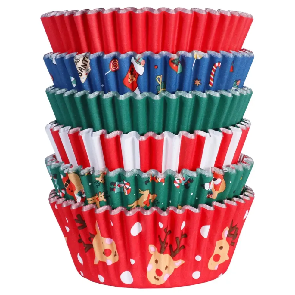 PME Muffinsforme med Folie Julemotiv Mix