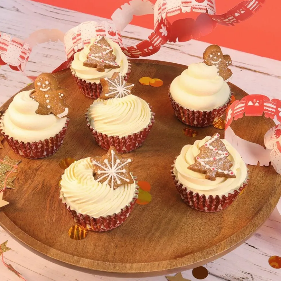 PME Muffinsforme med folie og julemotiv