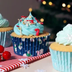 PME Muffinsforme med folie Snemænd