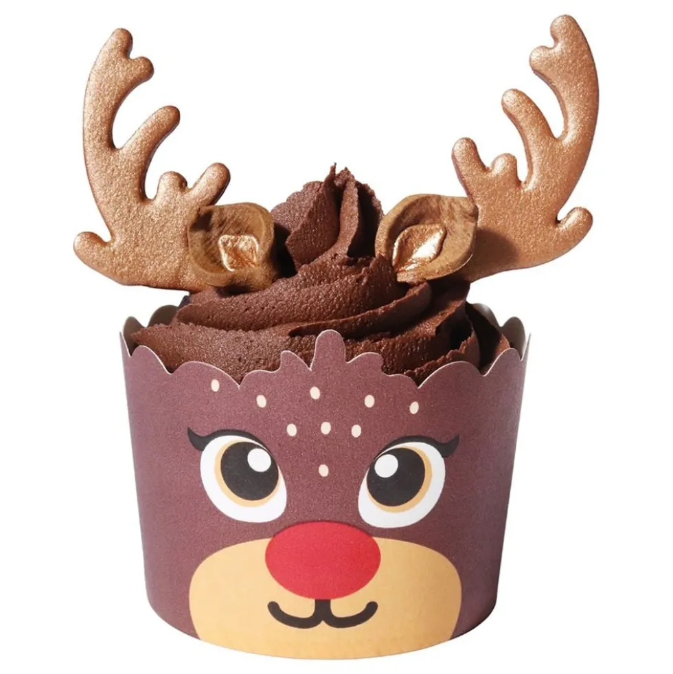PME Sukkefigurer Rensdyr Cupcake Kit
