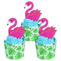 PME Sukkerfigurer Flamingo Cupcakesæt