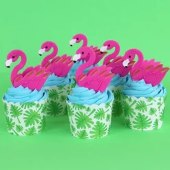 PME Sukkerfigurer Flamingo Cupcakesæt