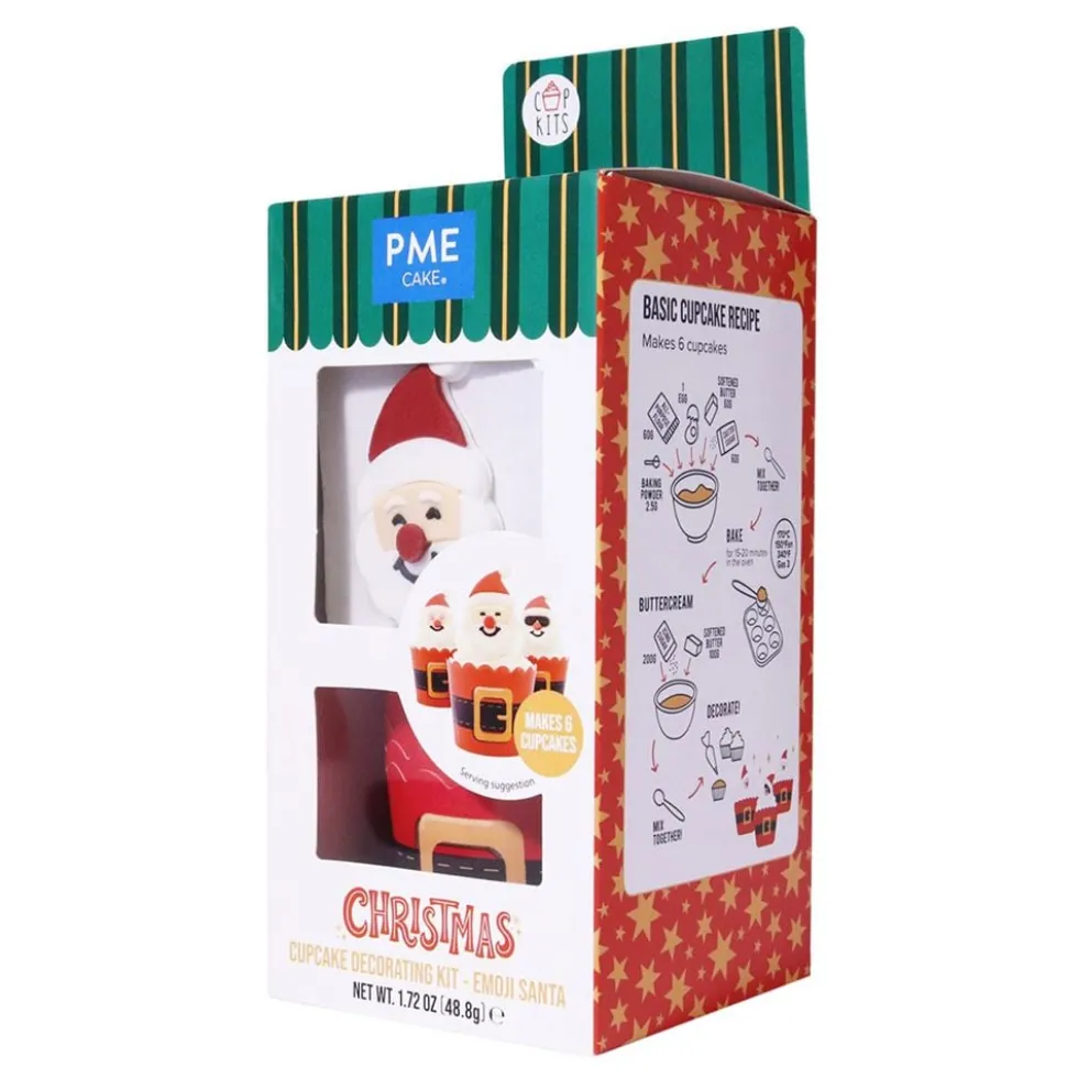 PME Sukkerskikkelser Julemands Cupcake Kit