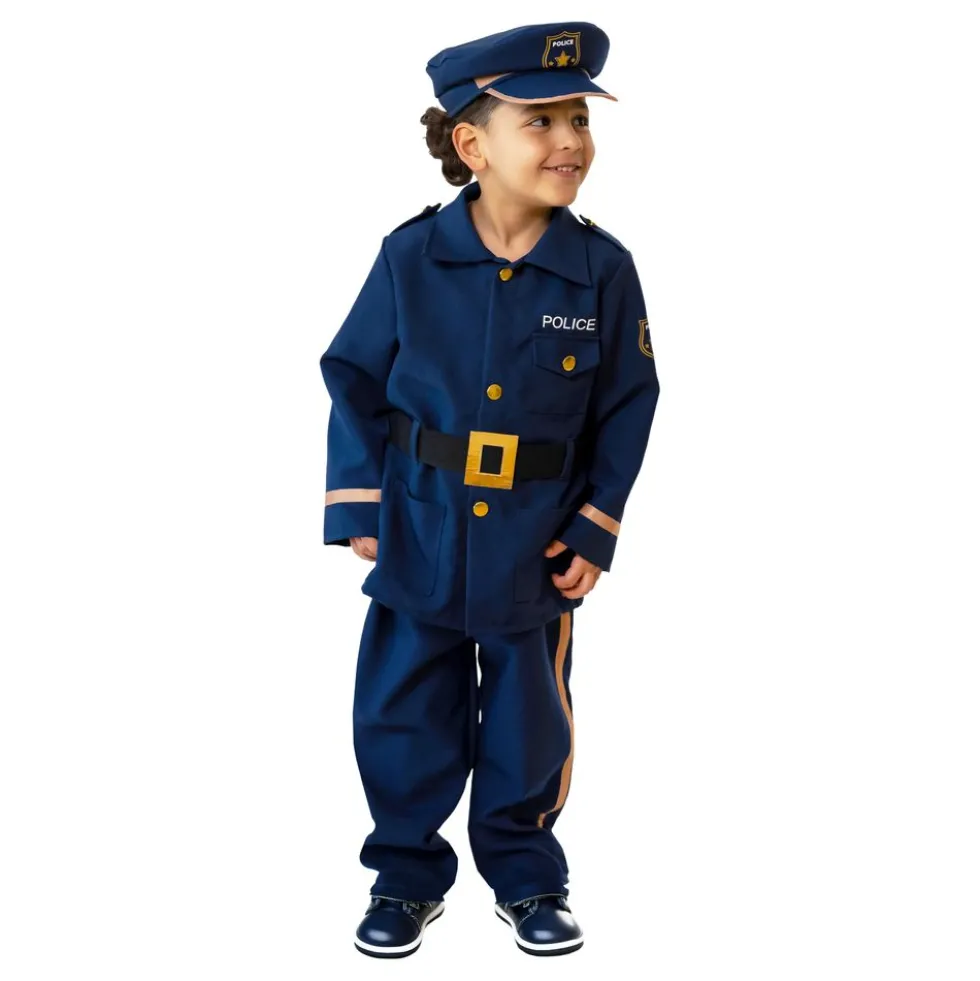 Politi Børnekostume