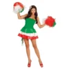 Pom Pom Grøn/Hvid/Rød
