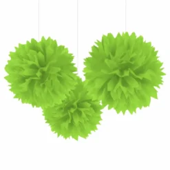 Pom Pom Limegrøn Hængende Dekoration