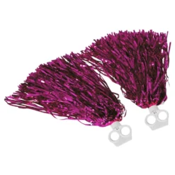 Pom Poms Mørklyserød Metallic