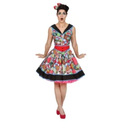 Pop-Art Kjole Kostume