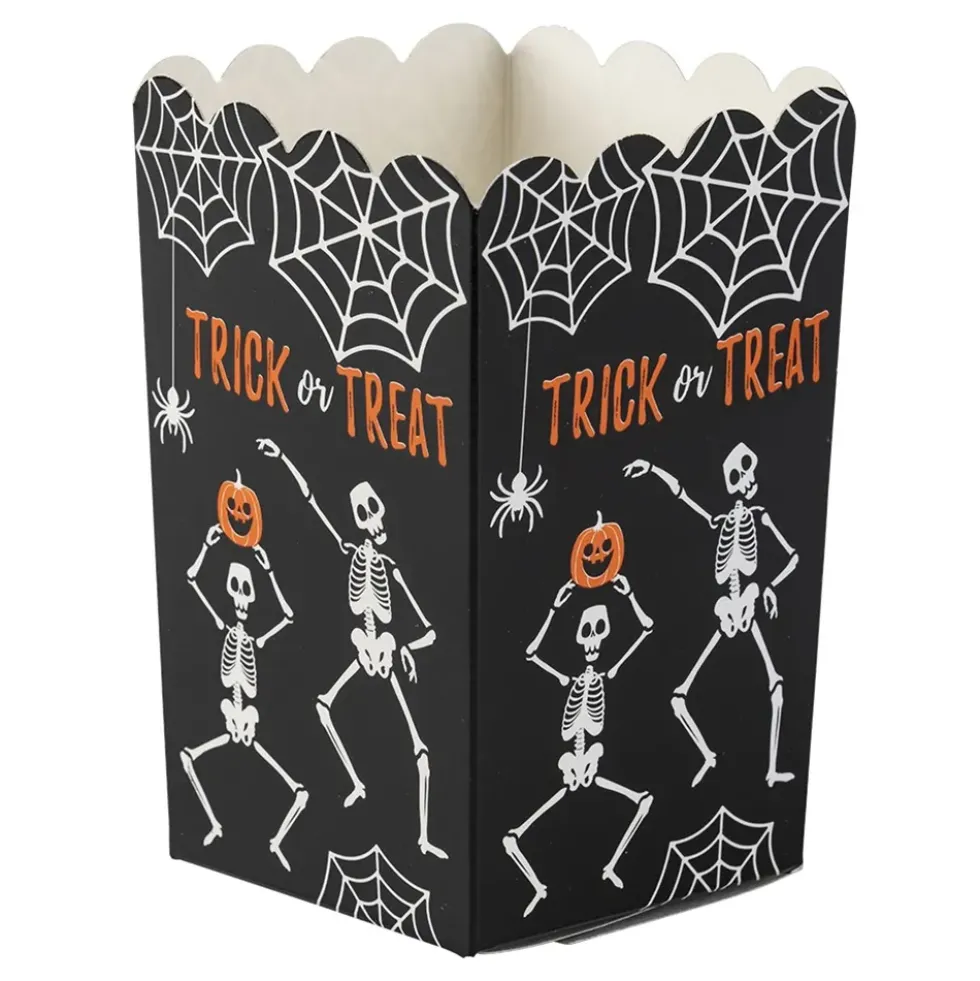 Popcornbægre Halloween Skelet