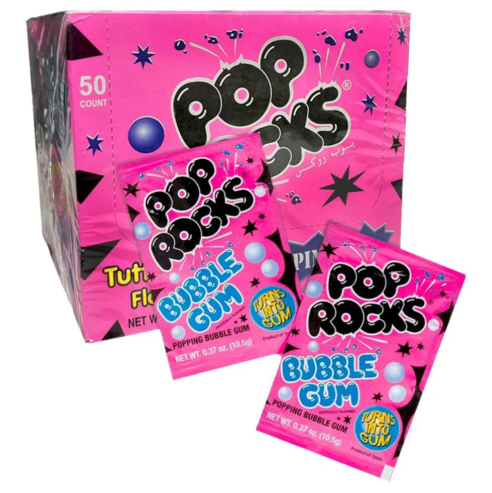 Pop Rocks Bubble Gum Storpak