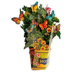 Pop Up-Kort Blomster