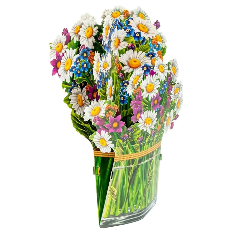 Pop Up-Kort Blomster