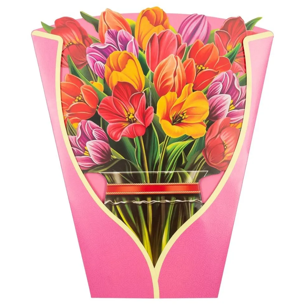 Pop Up-Kort Blomster