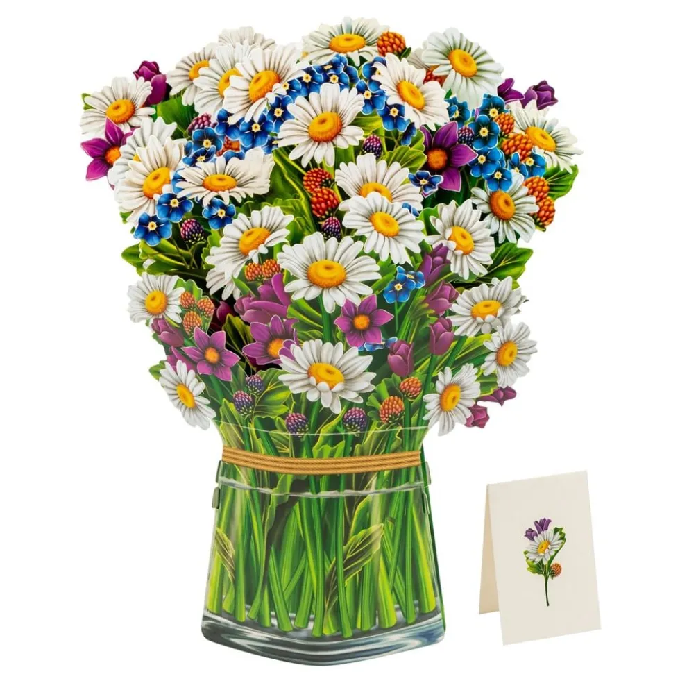 Pop Up-Kort Blomster