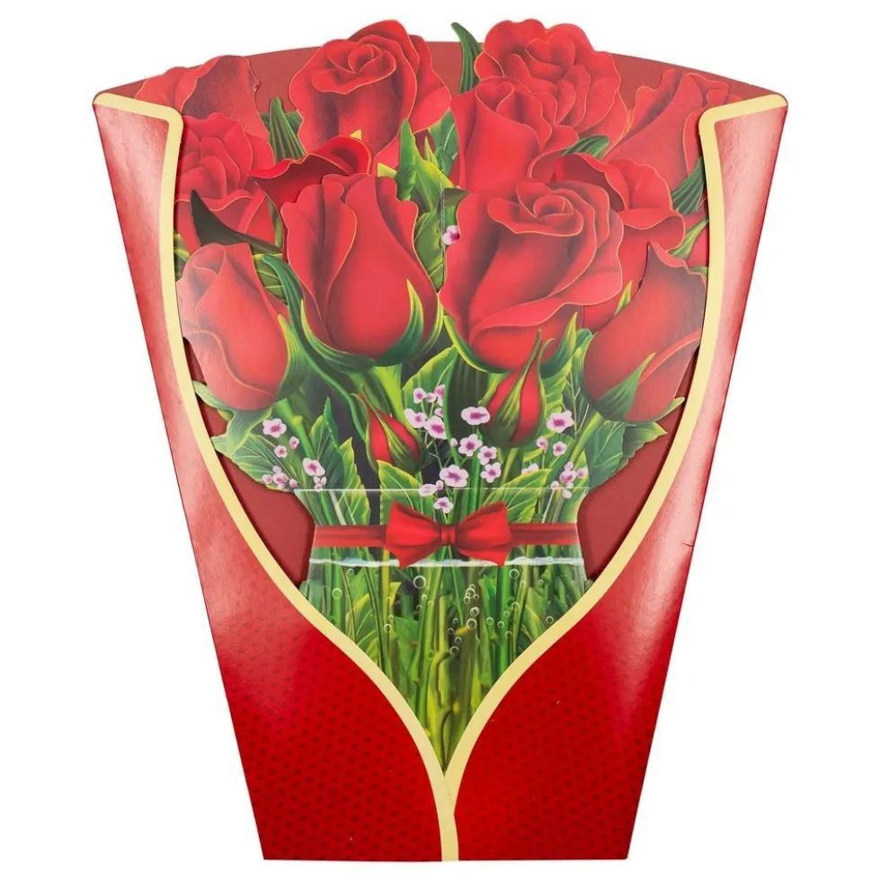 Pop Up-Kort Blomster