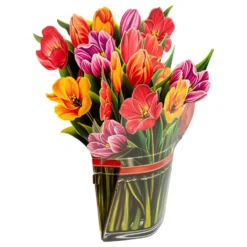 Pop Up-Kort Blomster