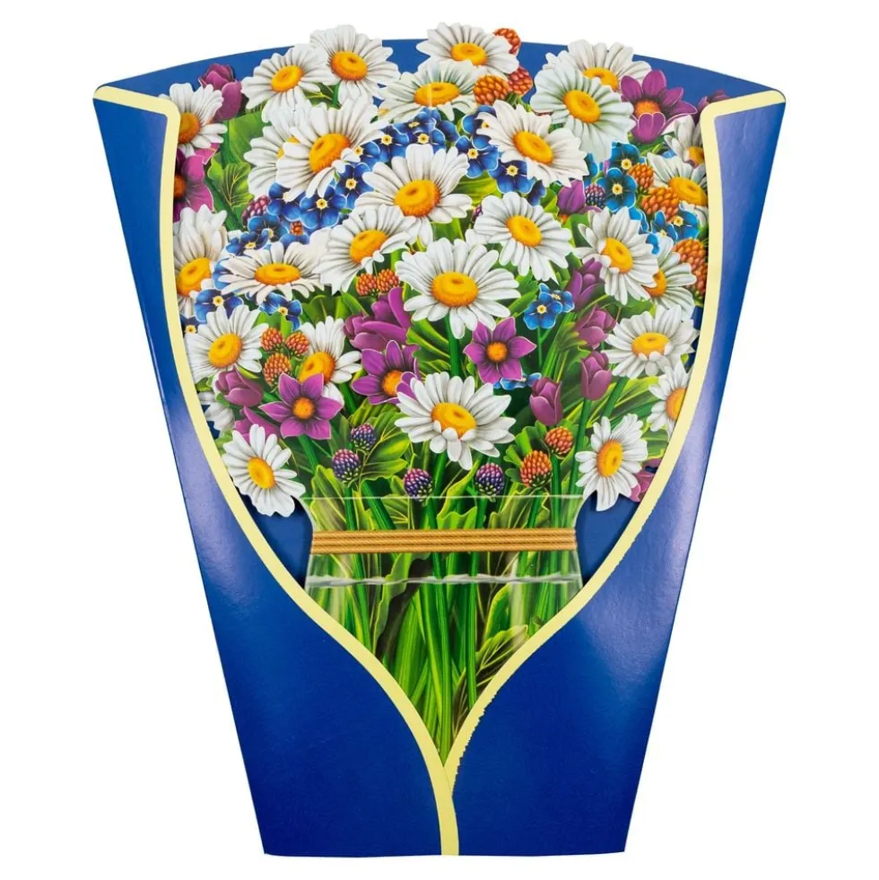 Pop Up-Kort Blomster