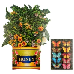 Pop Up-Kort Blomster