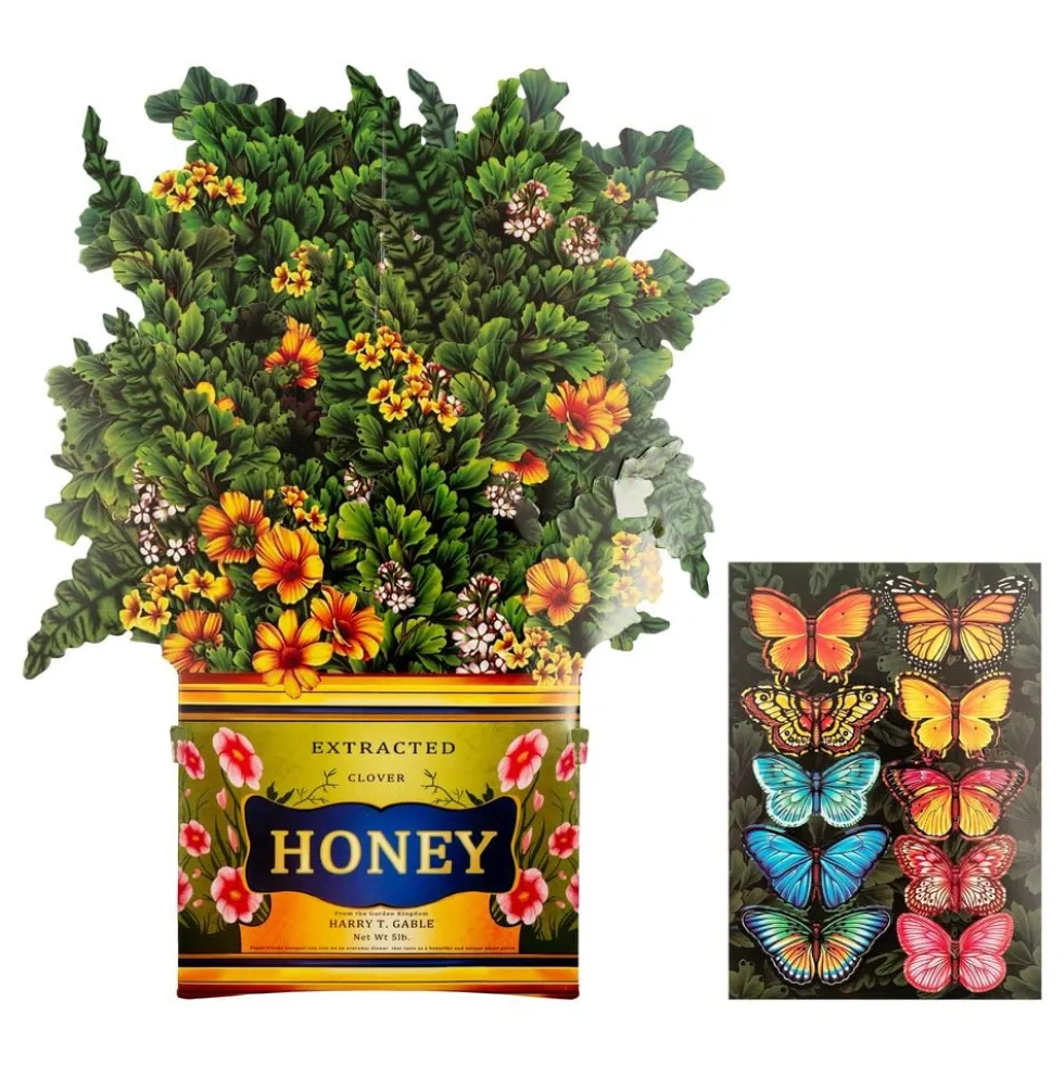 Pop Up-Kort Blomster