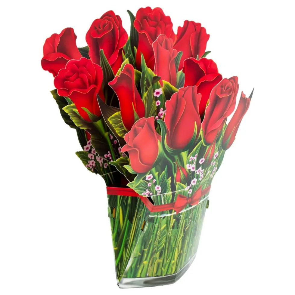 Pop Up-Kort Blomster