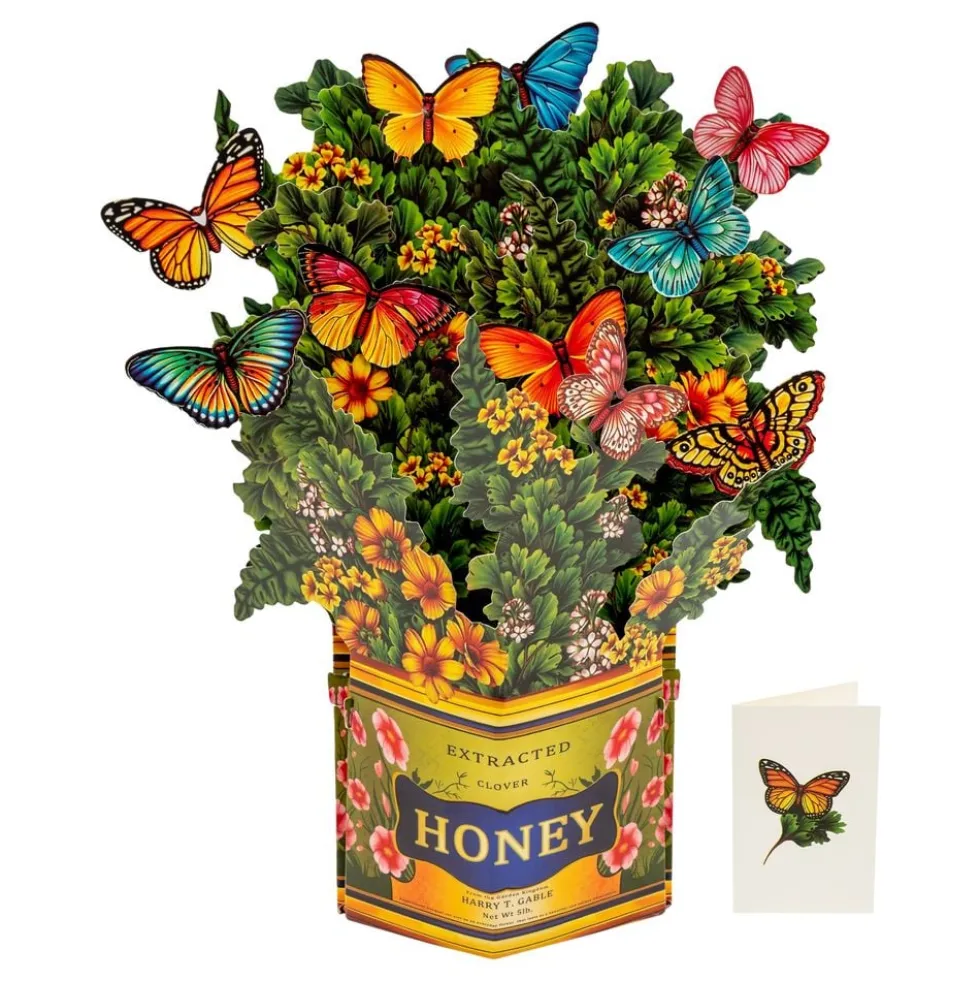 Pop Up-Kort Blomster