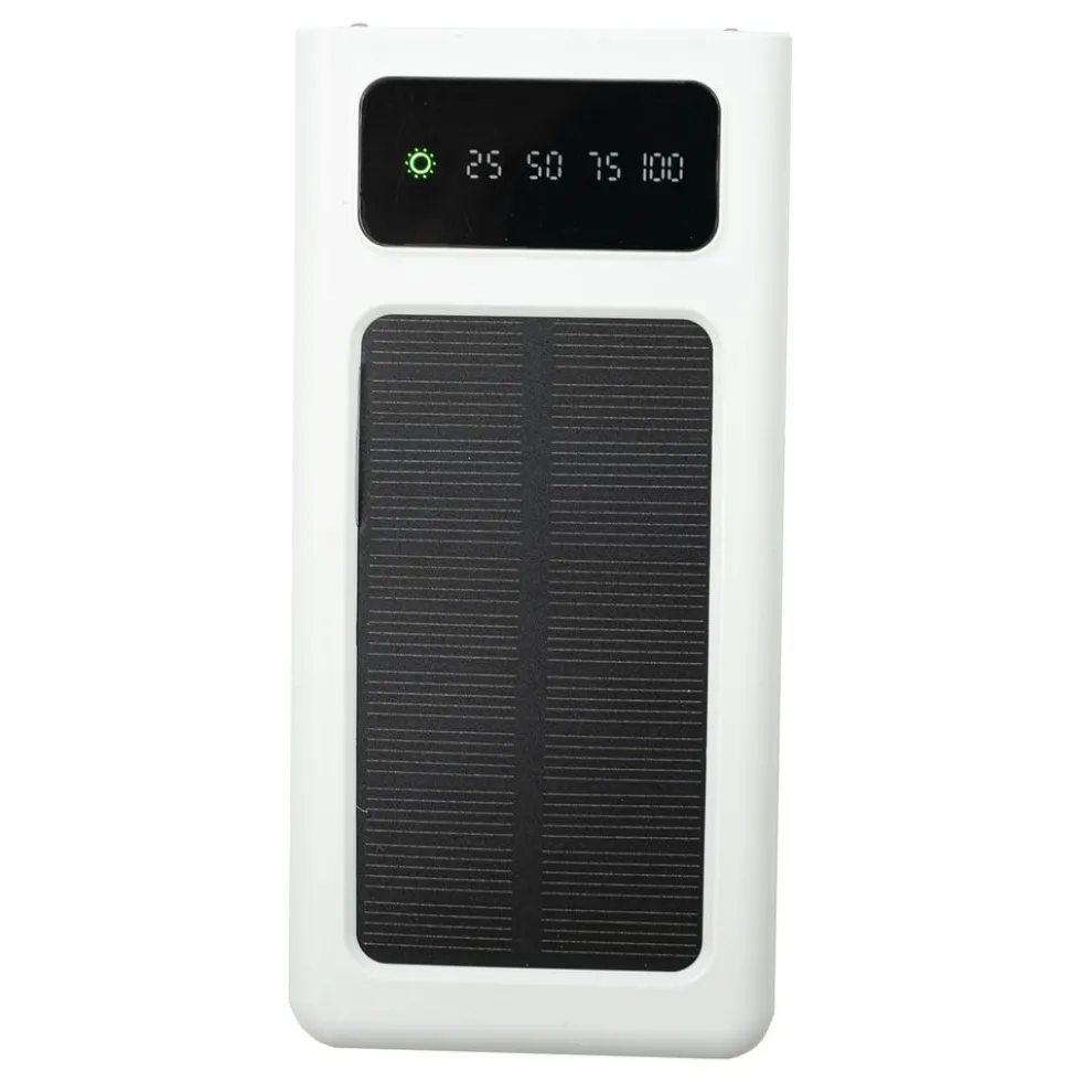 Powerbank med Solcelleoplader